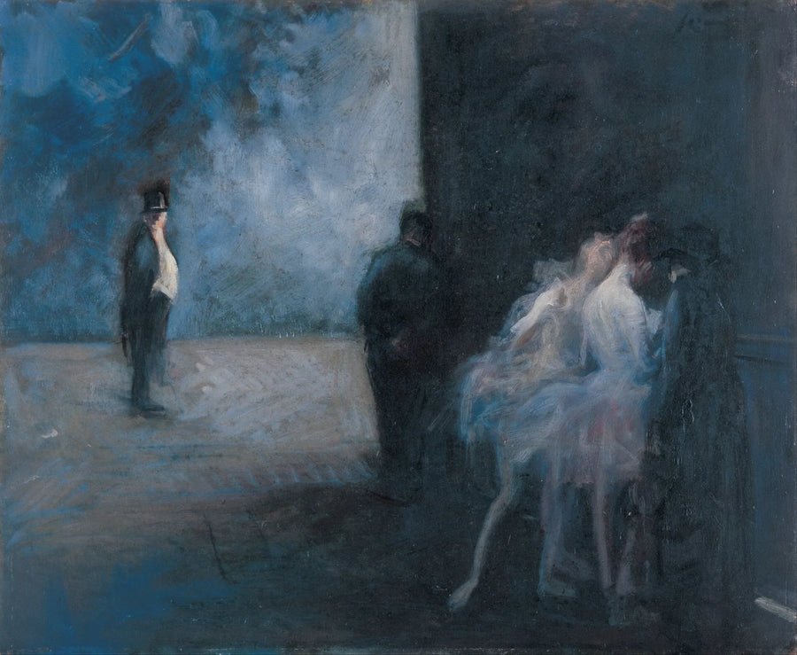 Entre bastidores – Sinfonía en azul - Jean-Louis Forain