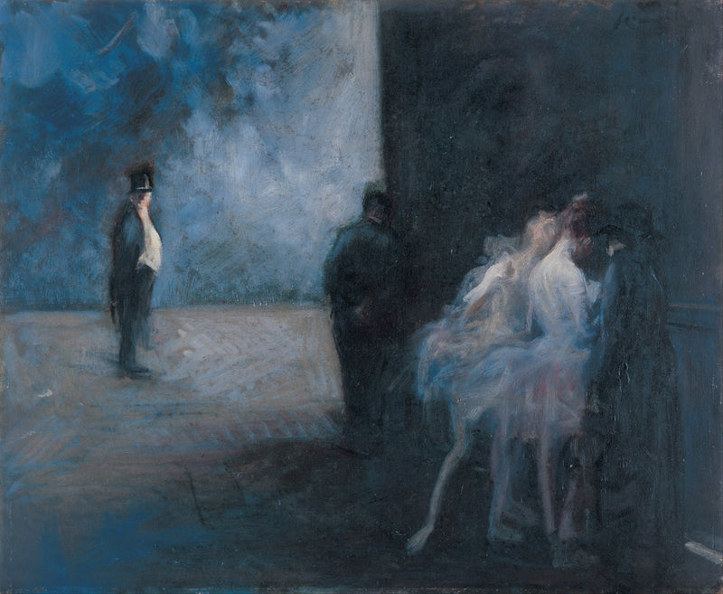 Entre bastidores – Sinfonía en azul - Jean-Louis Forain
