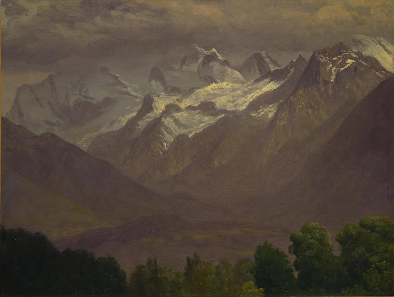 En las altas montañas - Albert Bierstadt