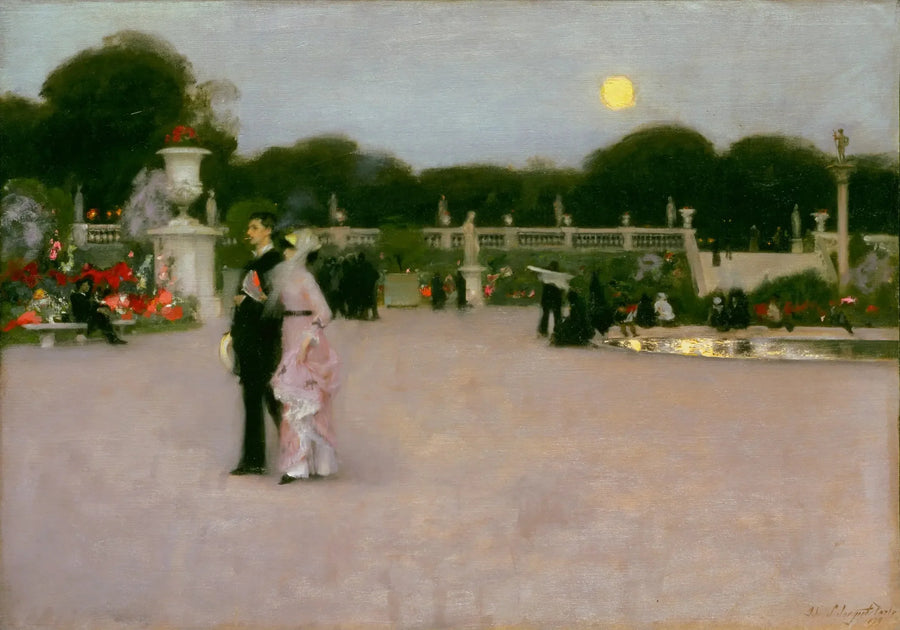 En los jardines de Luxemburgo - John Singer Sargent