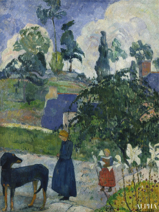 Dans les lis - Paul Gauguin - Reproductions de tableaux et peintures haut de gamme