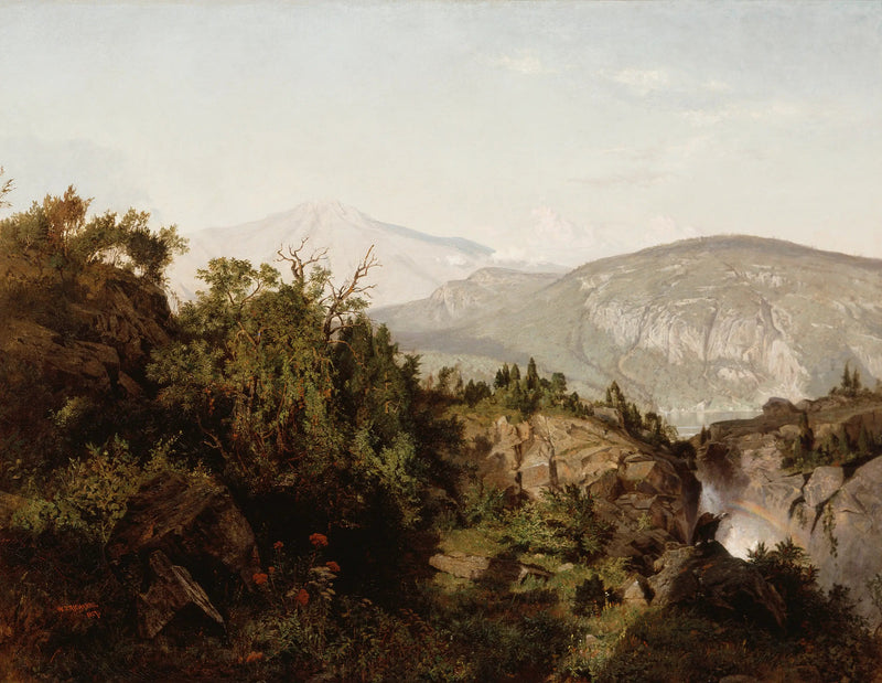 En las montañas Adirondack - William Trost Richards