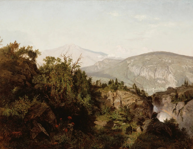 En las montañas Adirondack - William Trost Richards
