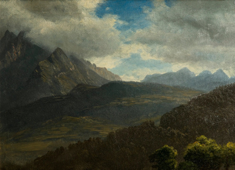 En las Montañas Rocosas - Albert Bierstadt