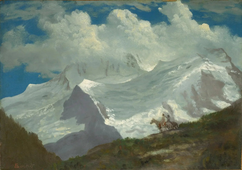 En las Montañas Rocosas - Albert Bierstadt
