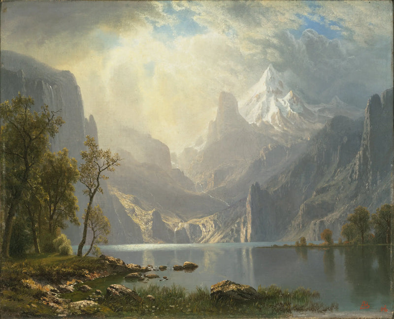 En las Sierras - Albert Bierstadt