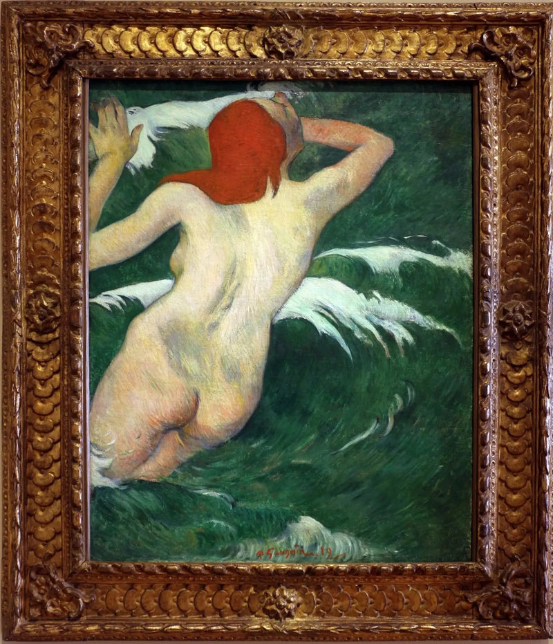 En las olas - Paul Gauguin