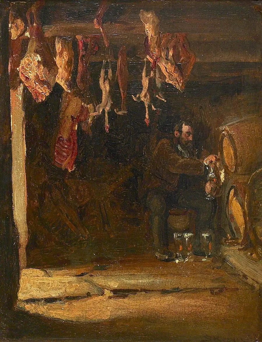 En una bodega en Concarneau. - Peder Severin Krøyer