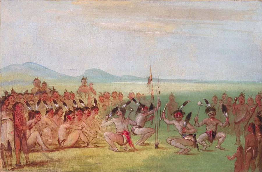 Danza del águila, Choctaw - George Catlin