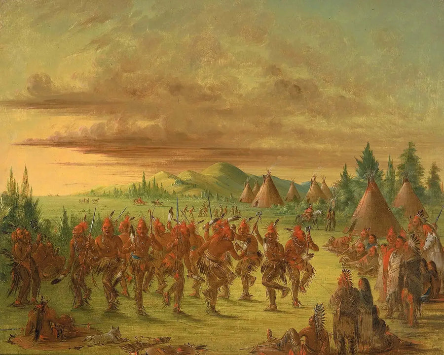 Danza del águila - George Catlin
