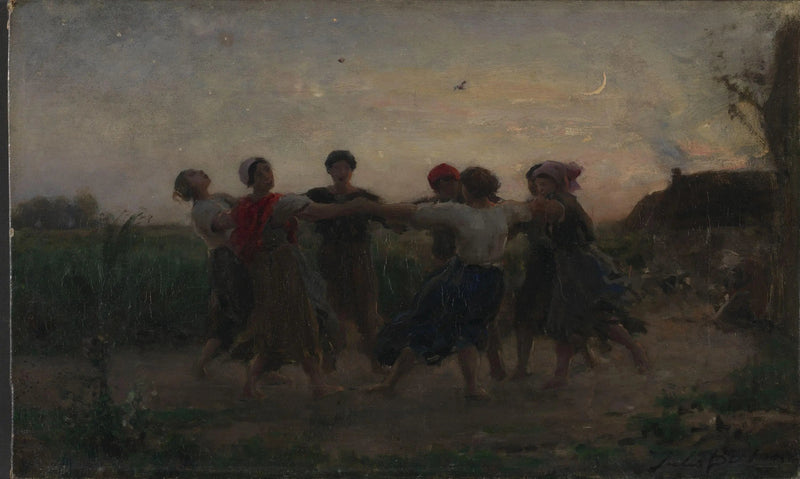 Danza de la Fiesta de San Juan en Courrières - Jules Breton