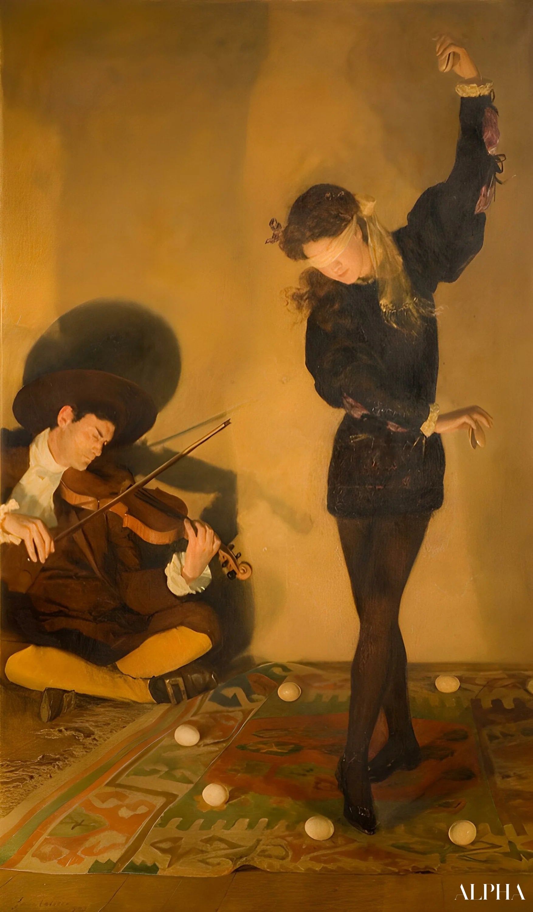 Danse des œufs - John Collier Reproductions de tableaux à la peinture à l’huile