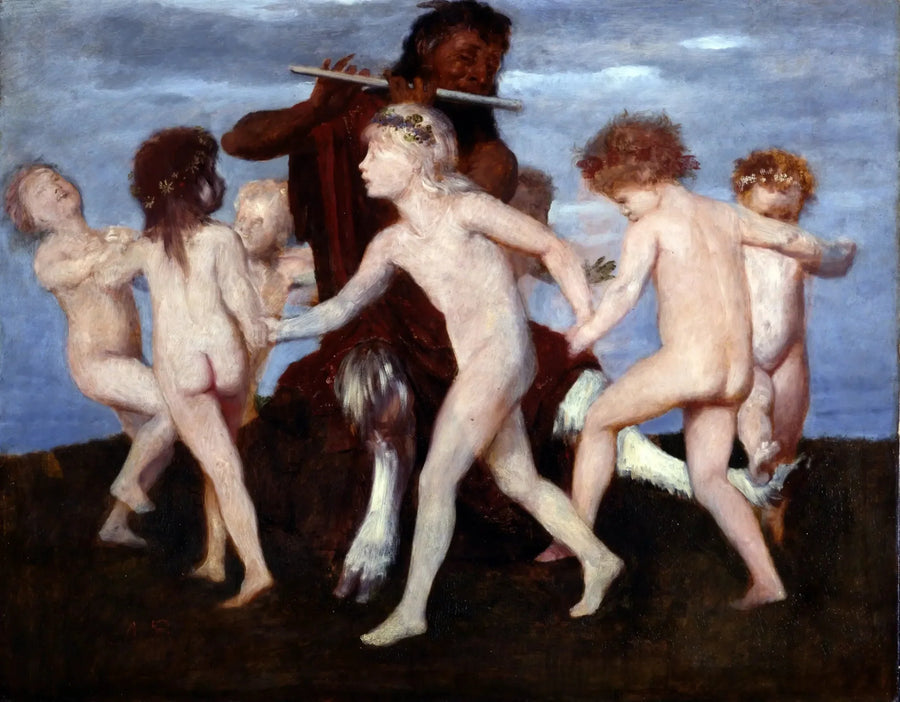 Danza del Pan con los niños - Arnold Böcklin
