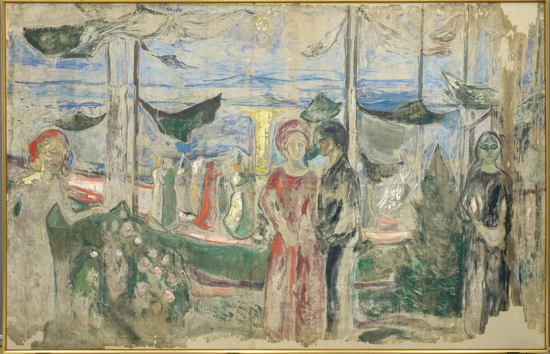 Baile en la playa - Edvard Munch