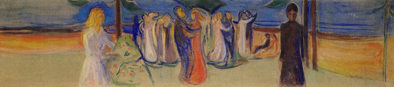 Baile en la playa (Frinse Reinhardt) - Edvard Munch