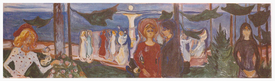 Baile en la playa (Frise Linde) - Edvard Munch