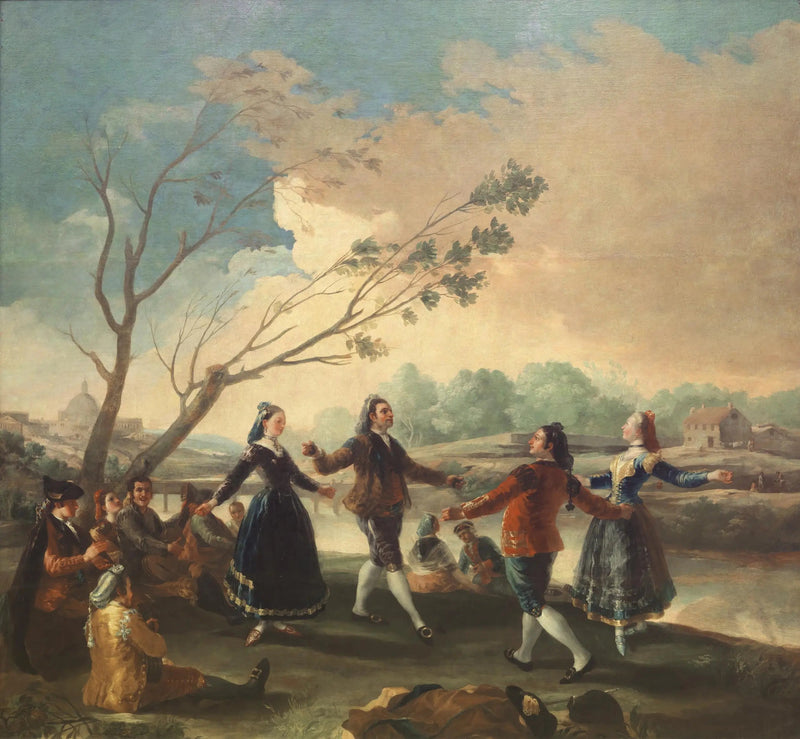 Danza en las orillas del Manzanares - Francisco de Goya