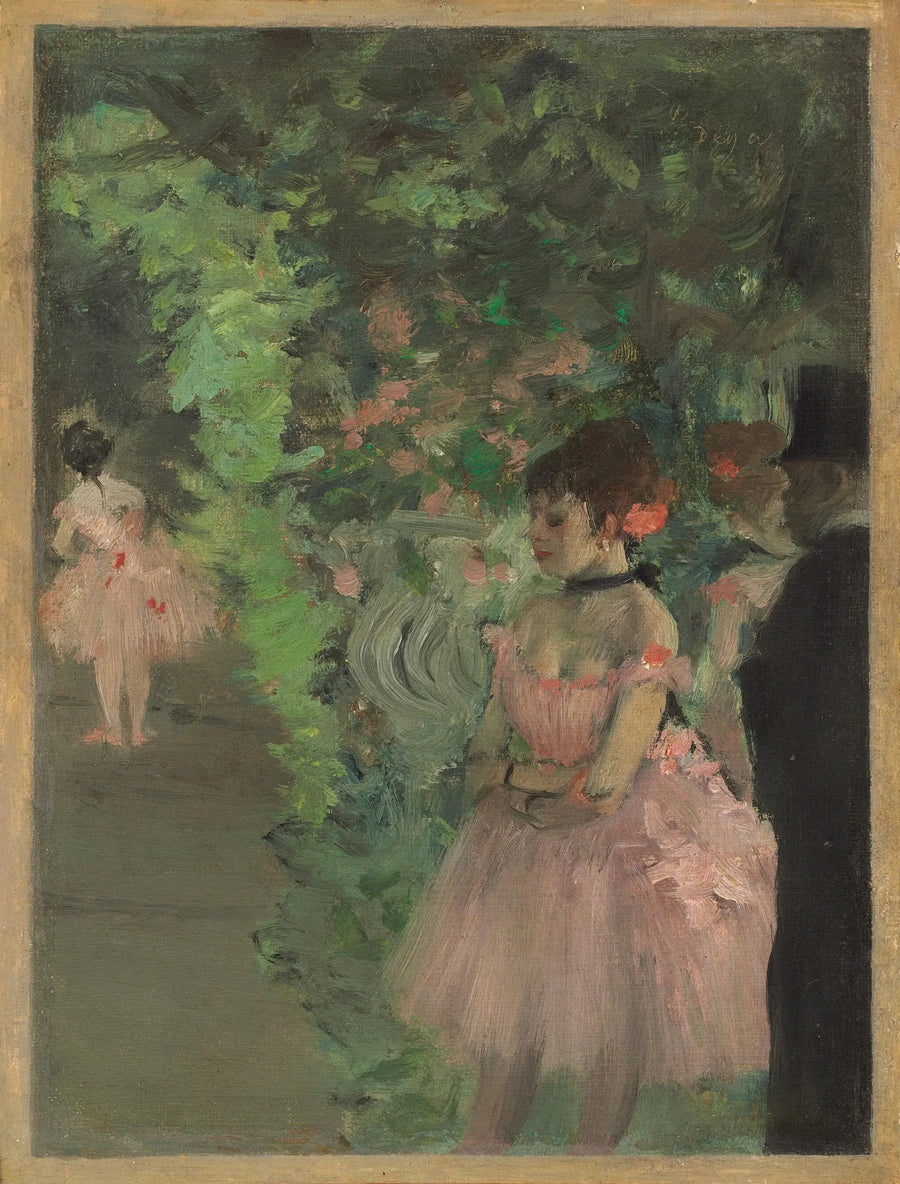 Bailarines en los bastidores - Edgar Degas