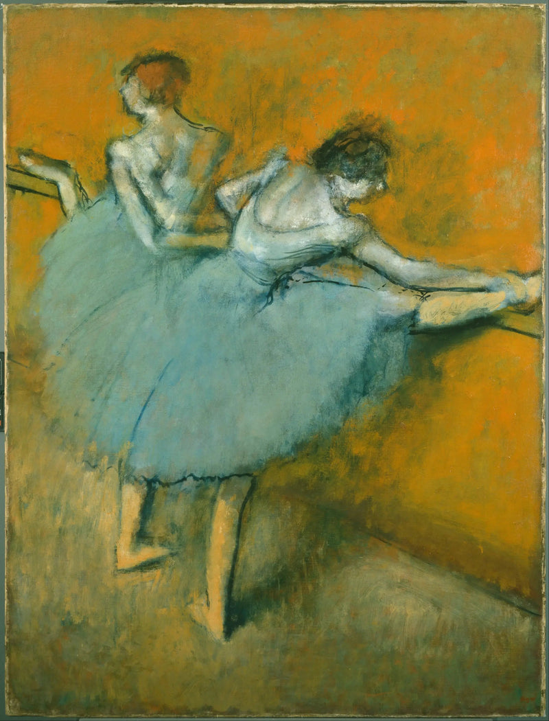 Bailarinas en la barra - Edgar Degas