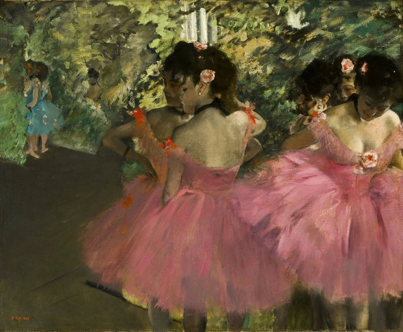 Bailarinas en rosa - Edgar Degas