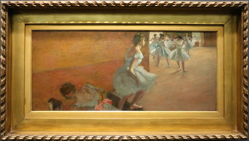 Bailarinas subiendo una escalera - Edgar Degas
