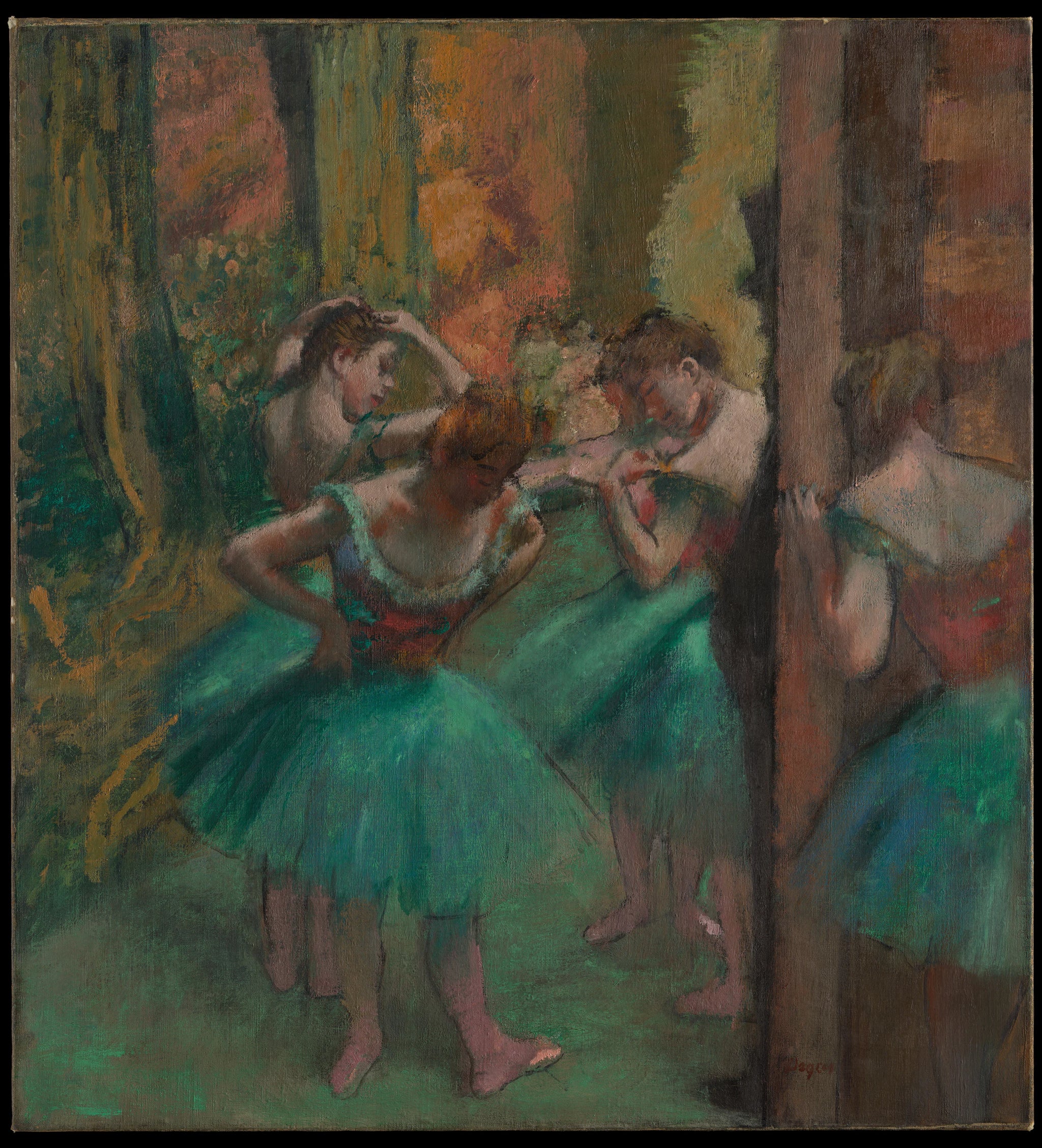 Danseuses, rose et vert - Edgar Degas