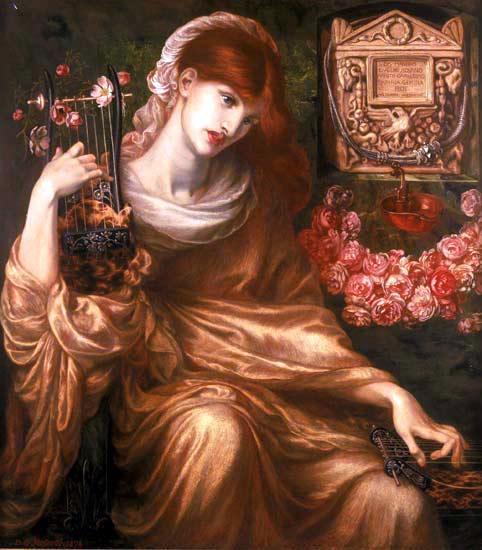 La Veuve romaine (Dîs Manibus) - Dante Gabriel Rossetti