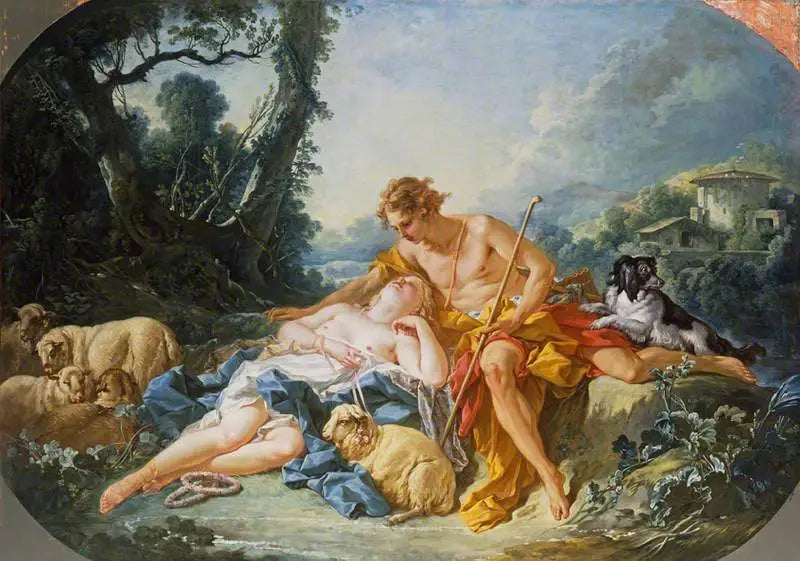 Daphnis y Chloe - François Boucher