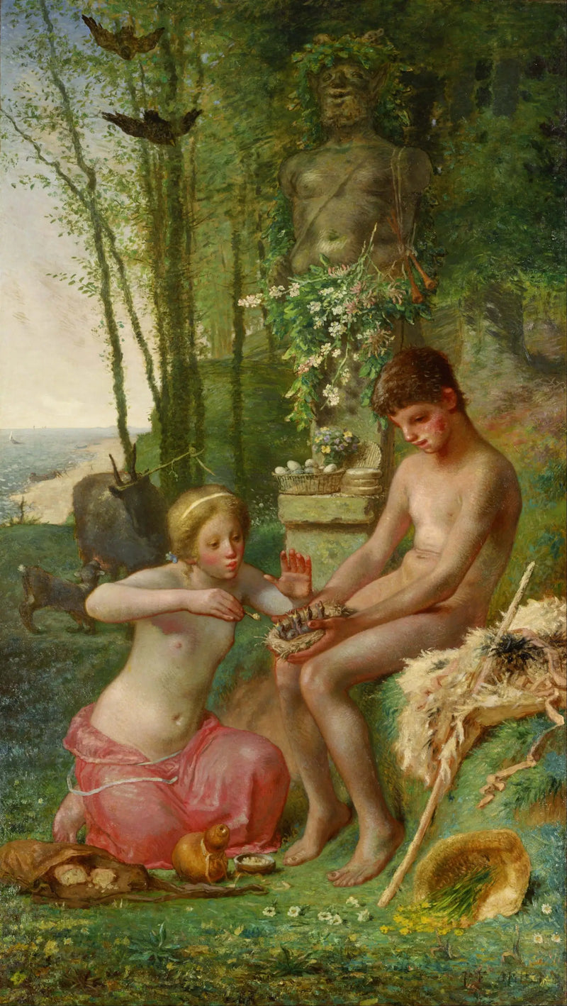 Daphnis y Chloe - Jean-François Millet
