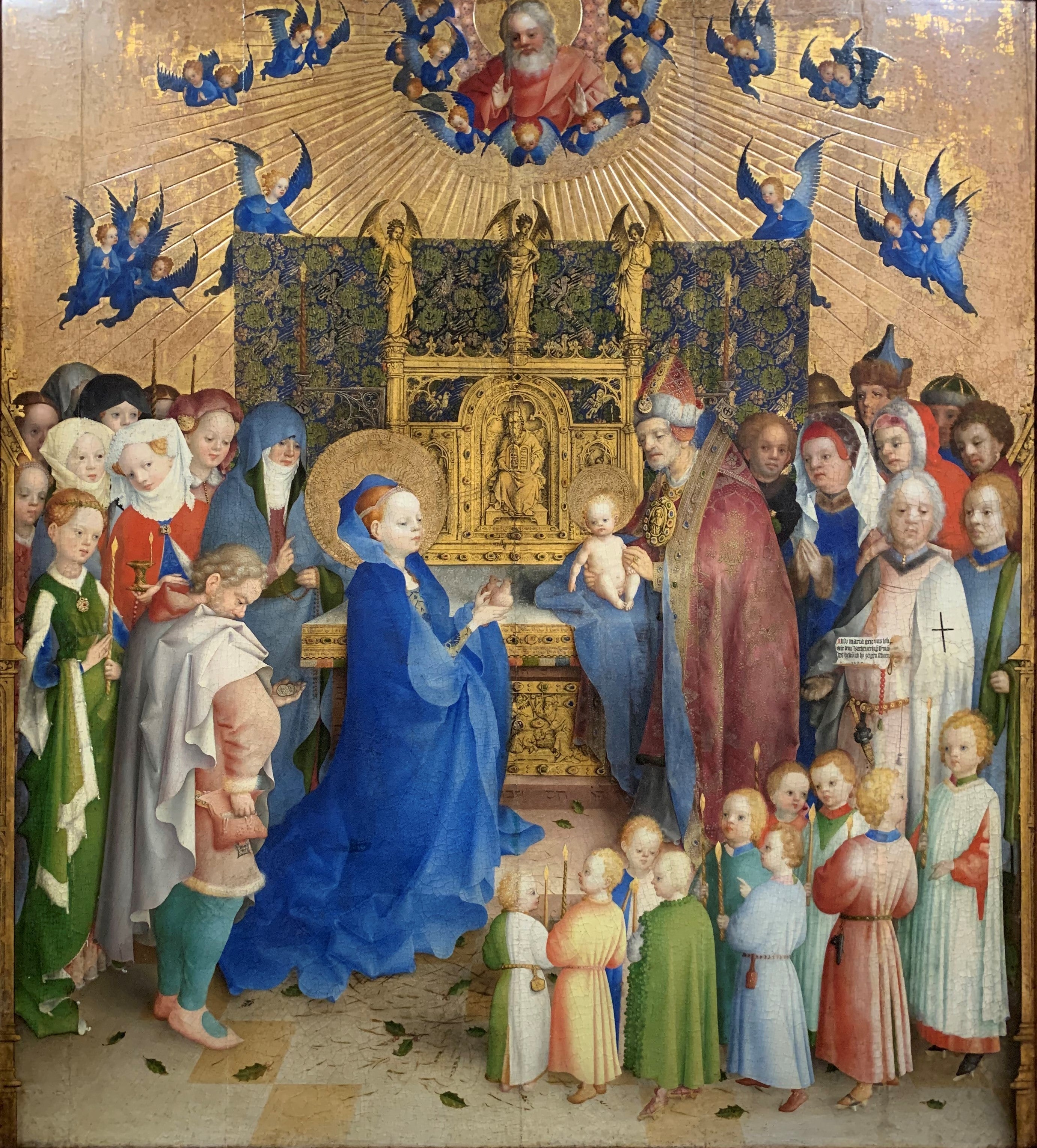 Darbringung im Tempel - Stefan Lochner image 1 tableau peint à l’huile sur toile