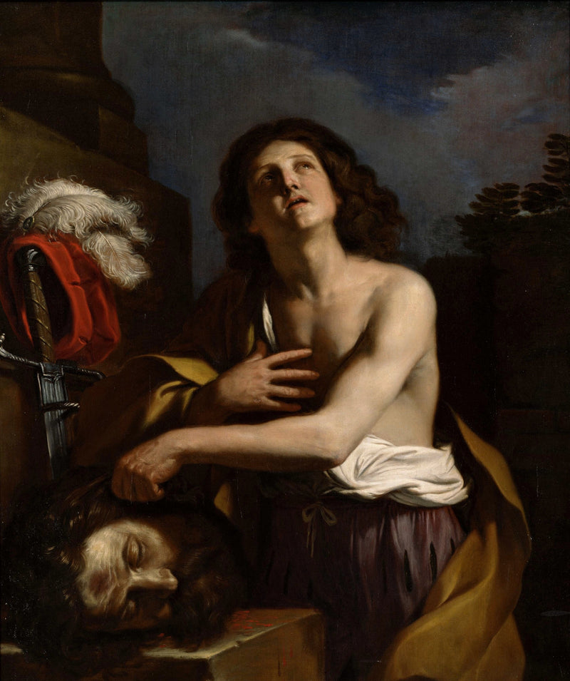 David con la cabeza de Goliat - Guercino