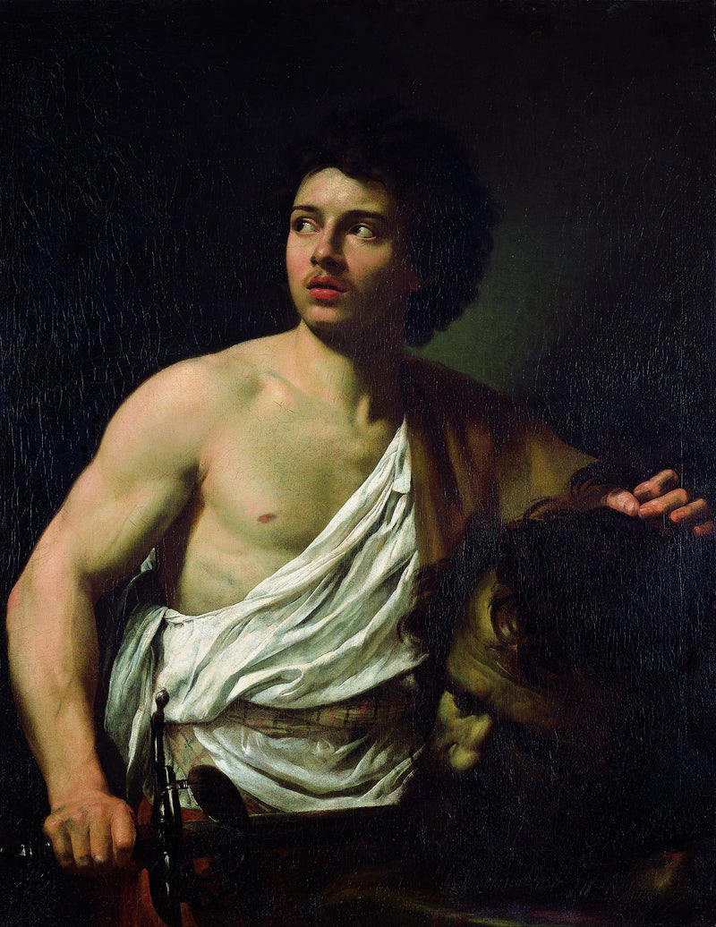 David con la cabeza de Goliat - Simon Vouet