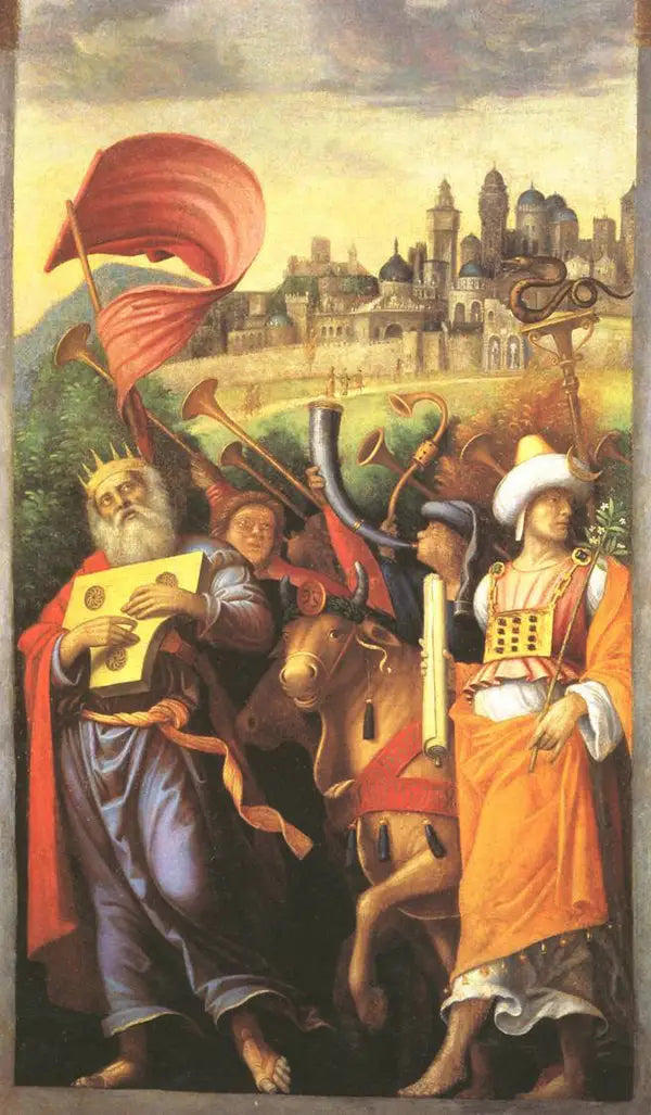 David frente al Arca de la Alianza - Antonio da Correggio