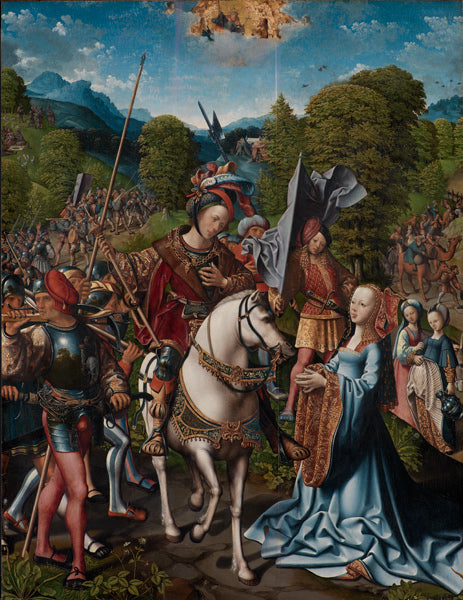 David y Abigail - Jacob Cornelisz van Oostsanen