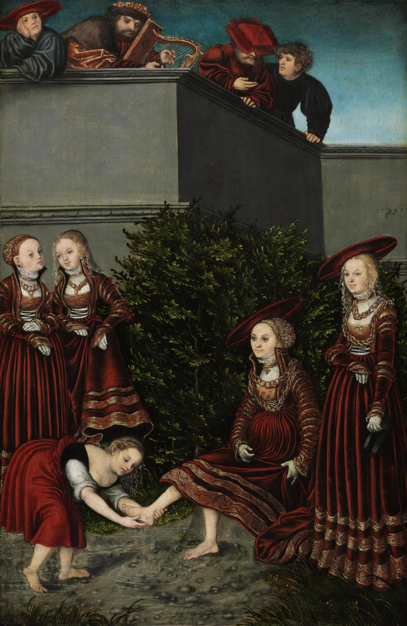 David y Betsabé - Lucas Cranach el Viejo