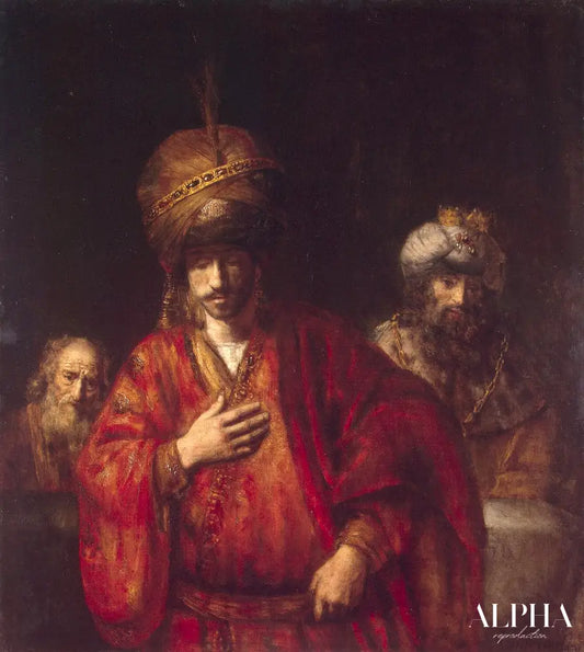 David et Urie - Rembrandt van Rijn - Reproductions de tableaux et peintures haut de gamme