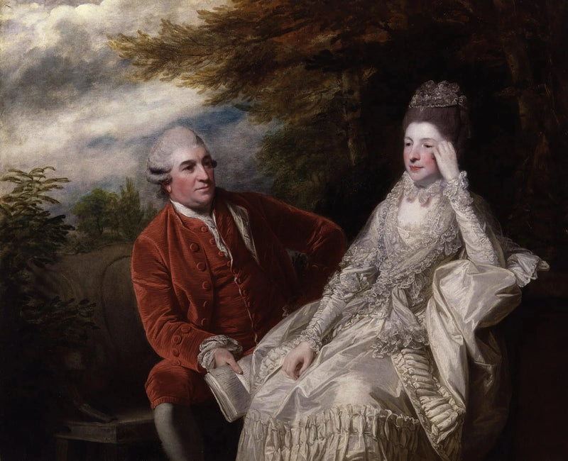 David Garrick; Eva María Garrick (de soltera Veigel) - Joshua Reynolds