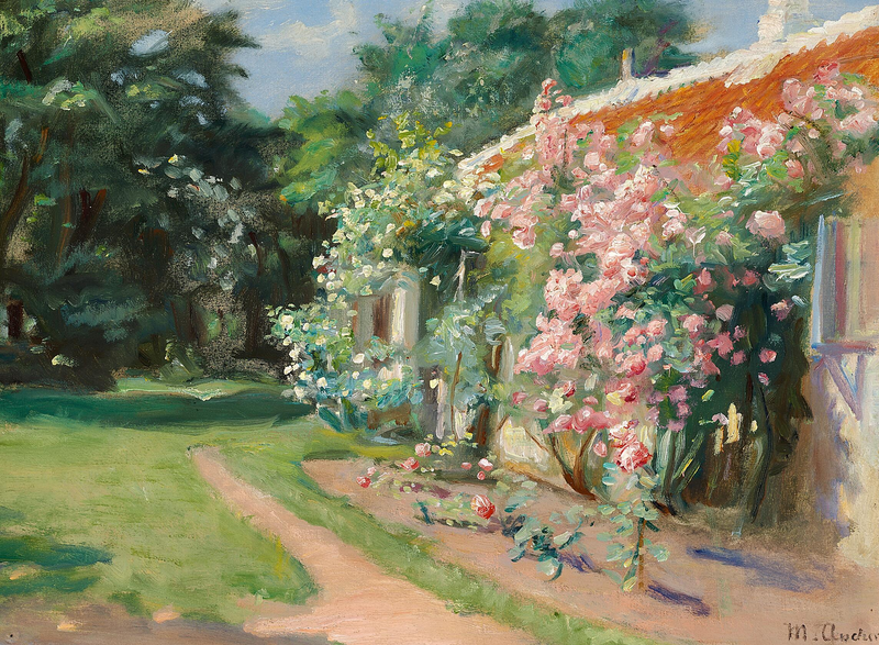 De nuestro antiguo jardín en Skagen. -Michael Peter Ancher