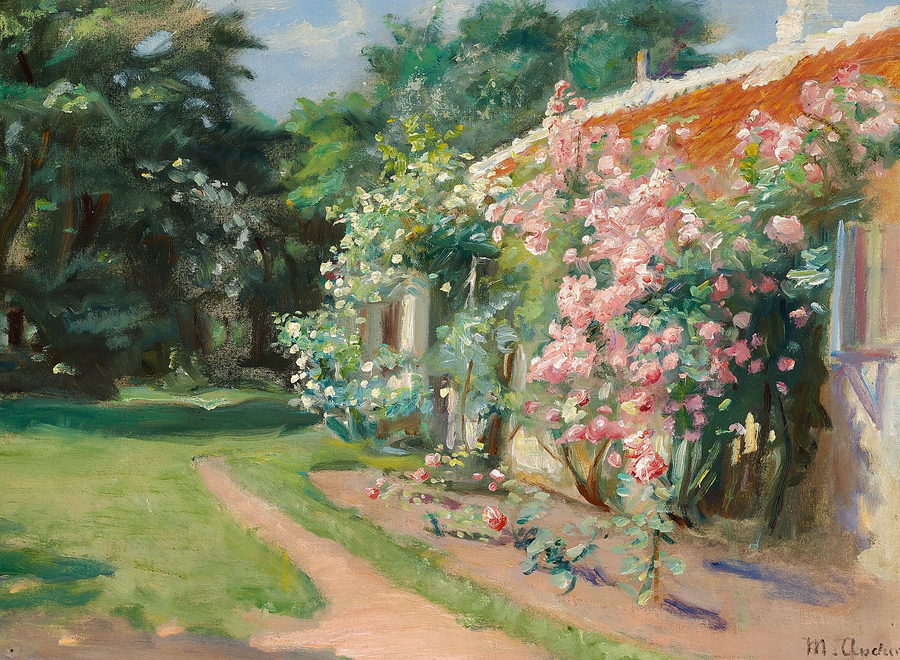 De nuestro antiguo jardín en Skagen. -Michael Peter Ancher