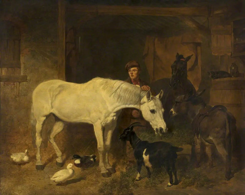 De regreso del mercado - John Frederick Herring, Sr.