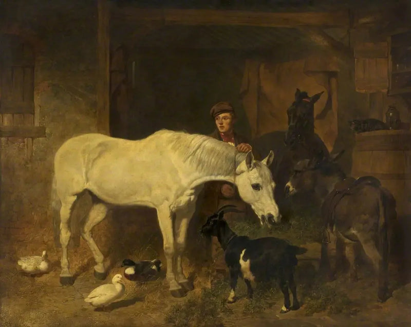 De regreso del mercado - John Frederick Herring, Sr.