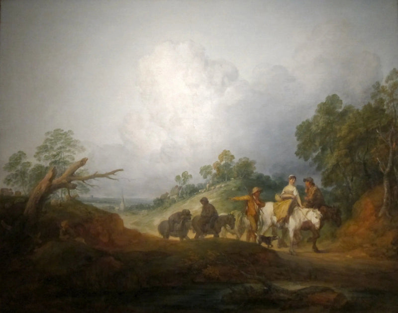 De regreso del mercado - Thomas Gainsborough