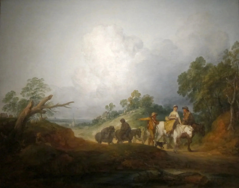 De regreso del mercado - Thomas Gainsborough
