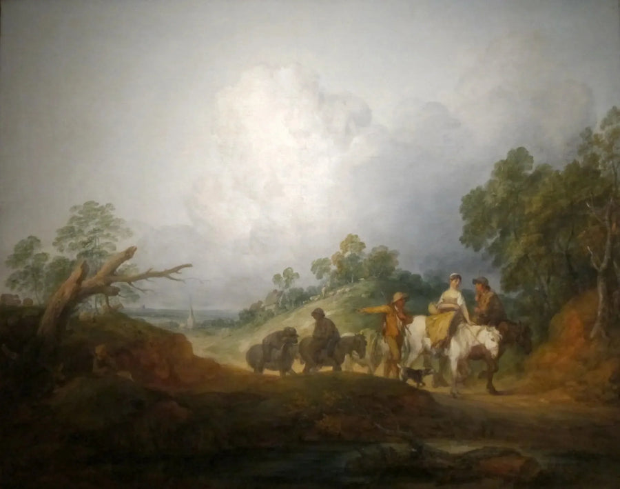 De regreso del mercado - Thomas Gainsborough