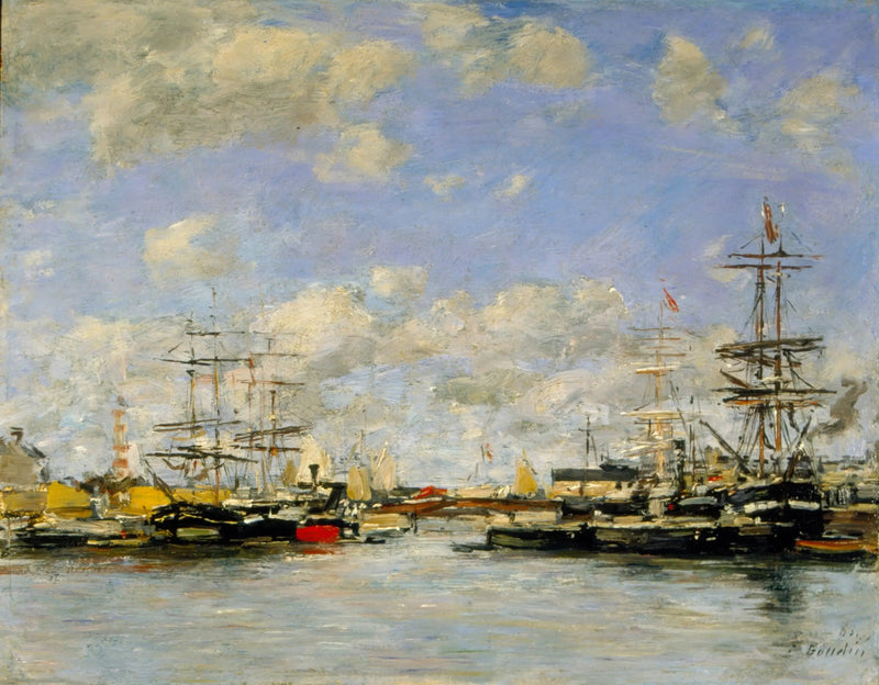 Deauville - La cueva - Eugène Boudin