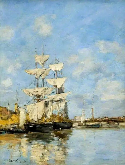 Deauville, el Puerto - Eugène Boudin