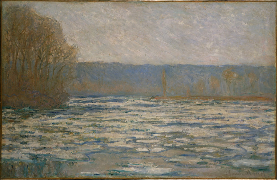 Debacle del Sena cerca de Bennecourt W1340 - Claude Monet