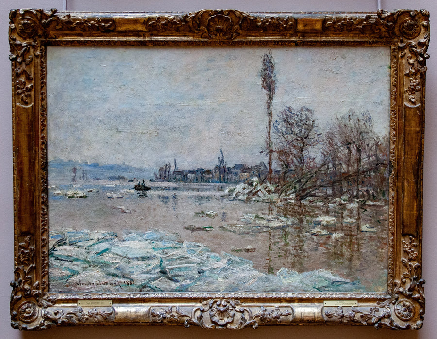 La debacle de Vétheuil, vista de Lavacourt W561 - Claude Monet