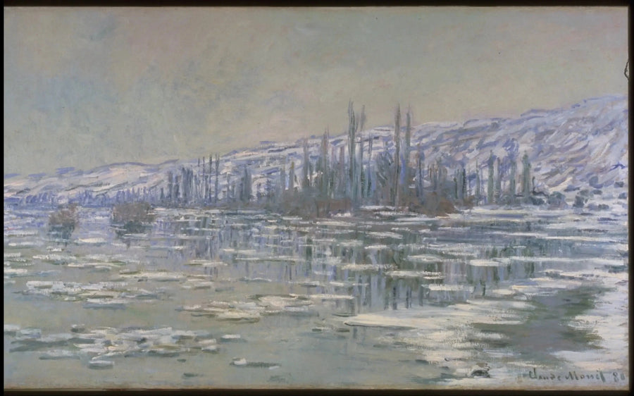 La debacle o los cubos de hielo W565 - Claude Monet