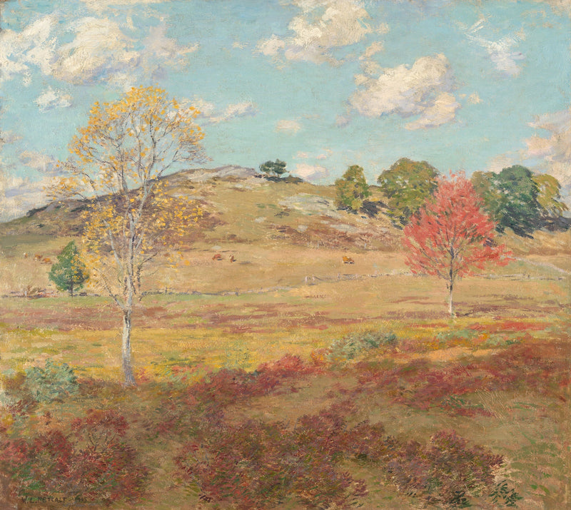 Comienzo del otoño - Willard Metcalf